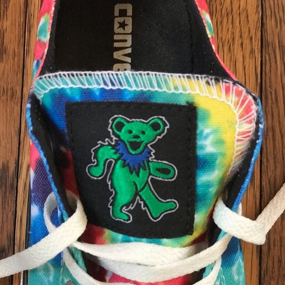 Converse Grateful Dead Tie Dye 2008  WO US 8.5 - Picture 2 of 9